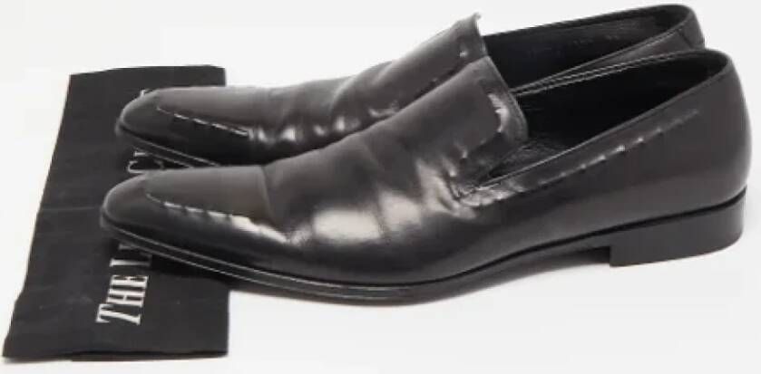 Dolce & Gabbana Pre-owned Leather flats Black Dames