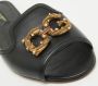Dolce & Gabbana Pre-owned Leather flats Black Dames - Thumbnail 8