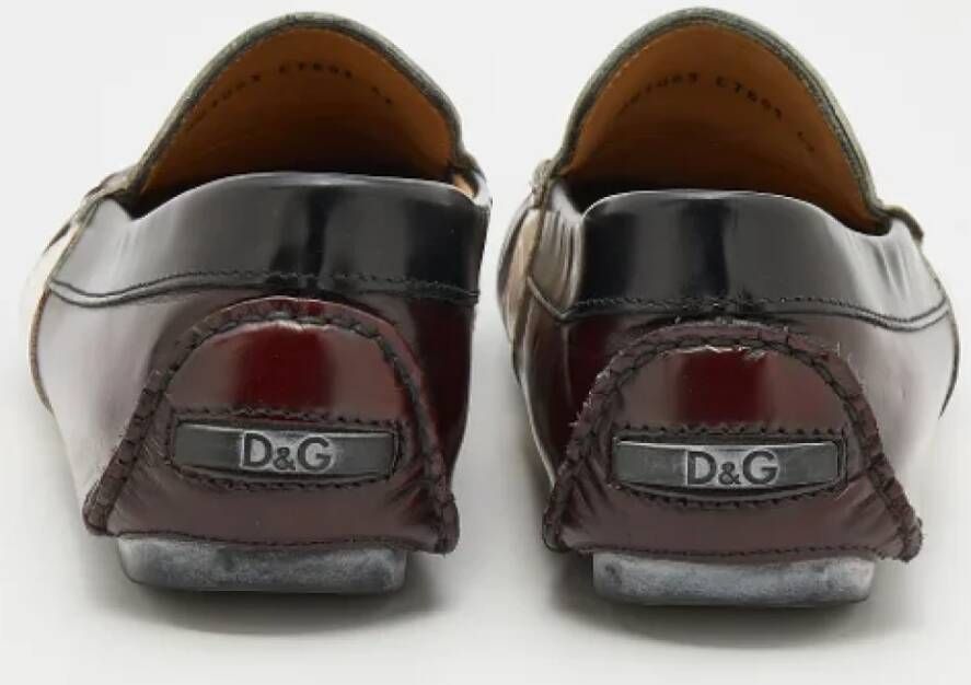 Dolce & Gabbana Pre-owned Leather flats Multicolor Dames