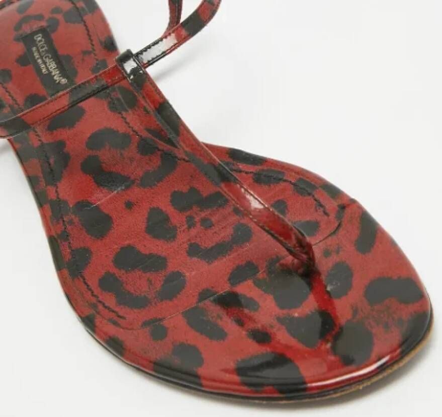 Dolce & Gabbana Pre-owned Leather flats Multicolor Dames