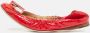 Dolce & Gabbana Pre-owned Leather flats Red Dames - Thumbnail 2