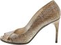 Dolce & Gabbana Pre-owned Leather heels Beige Dames - Thumbnail 2