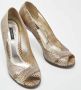 Dolce & Gabbana Pre-owned Leather heels Beige Dames - Thumbnail 4