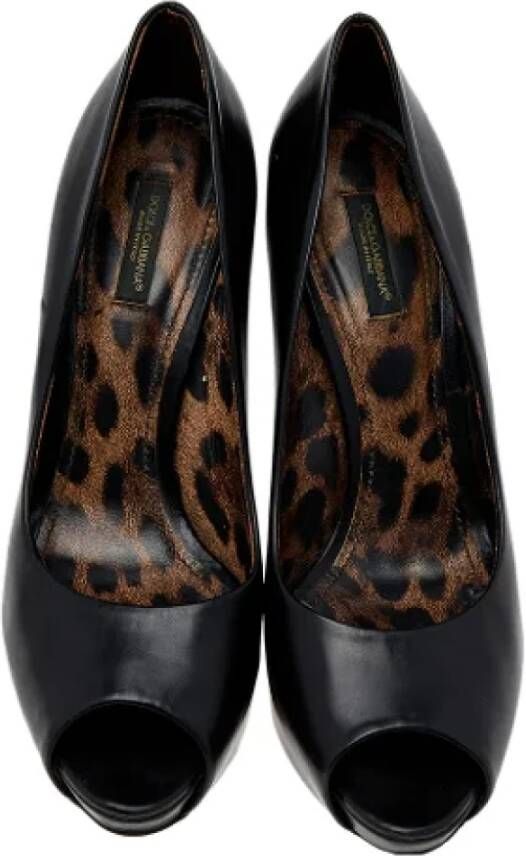 Dolce & Gabbana Pre-owned Leather heels Black Dames