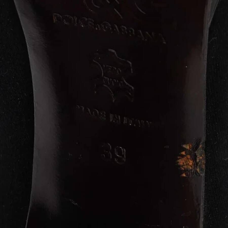 Dolce & Gabbana Pre-owned Leather heels Black Dames