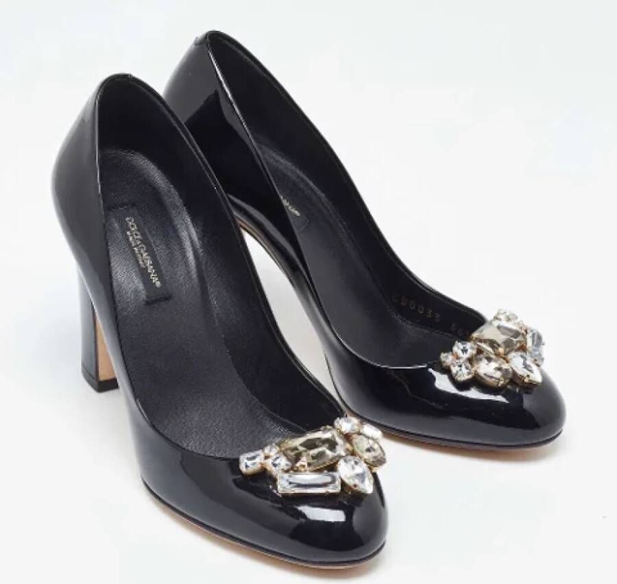Dolce & Gabbana Pre-owned Leather heels Black Dames