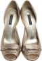 Dolce & Gabbana Pre-owned Leather heels Gray Dames - Thumbnail 2