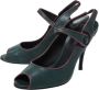 Dolce & Gabbana Pre-owned Leather heels Green Dames - Thumbnail 3