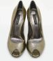 Dolce & Gabbana Pre-owned Leather heels Green Dames - Thumbnail 3