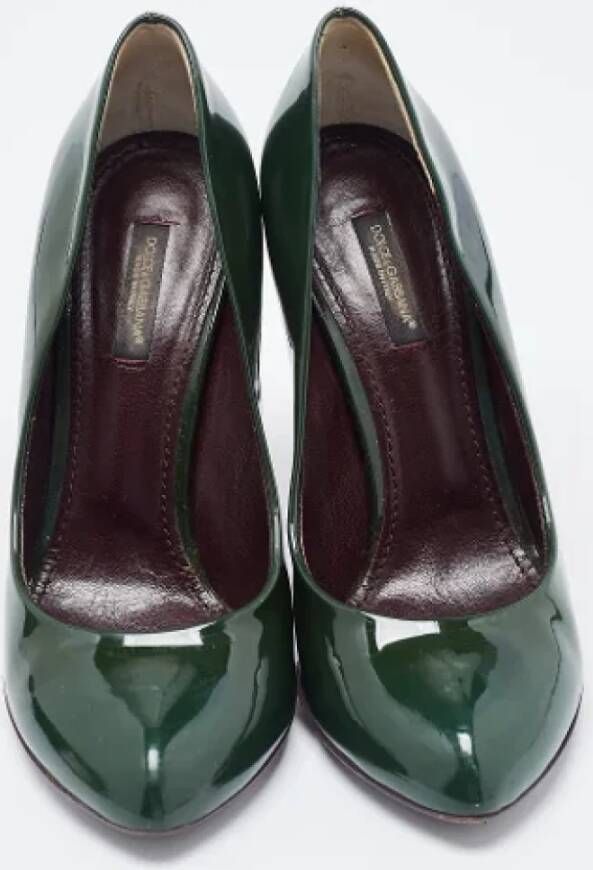 Dolce & Gabbana Pre-owned Leather heels Green Dames