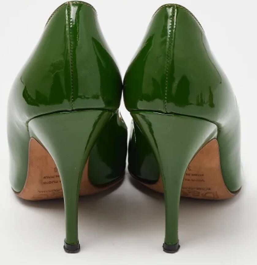 Dolce & Gabbana Pre-owned Leather heels Green Dames