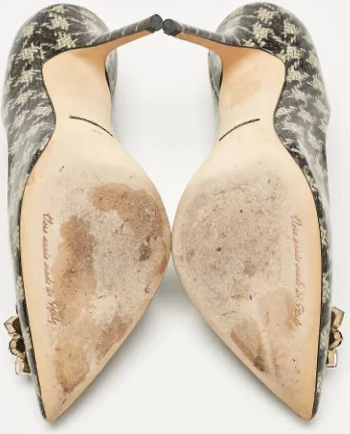 Dolce & Gabbana Pre-owned Leather heels Green Dames
