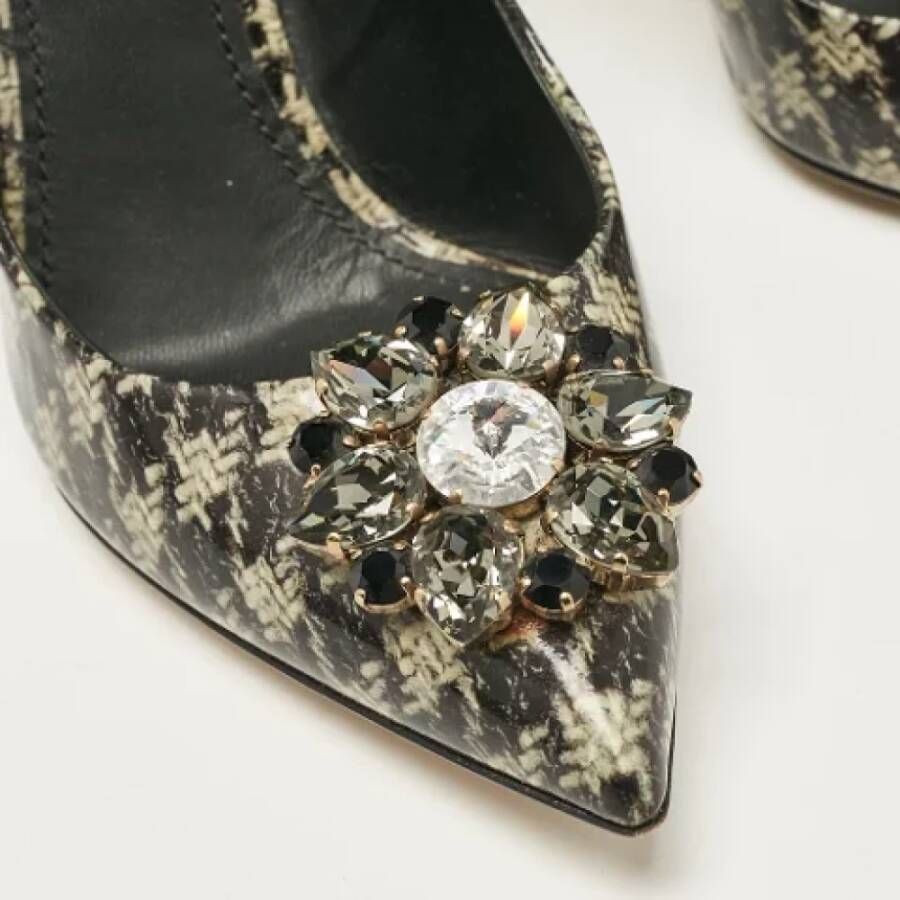 Dolce & Gabbana Pre-owned Leather heels Green Dames