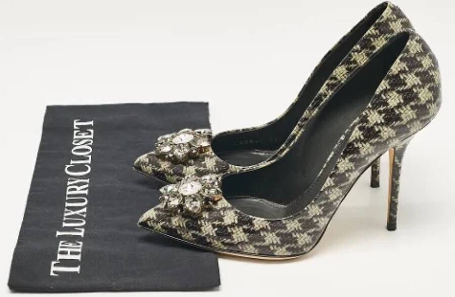 Dolce & Gabbana Pre-owned Leather heels Green Dames