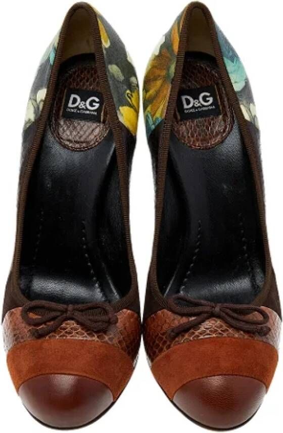 Dolce & Gabbana Pre-owned Leather heels Multicolor Dames
