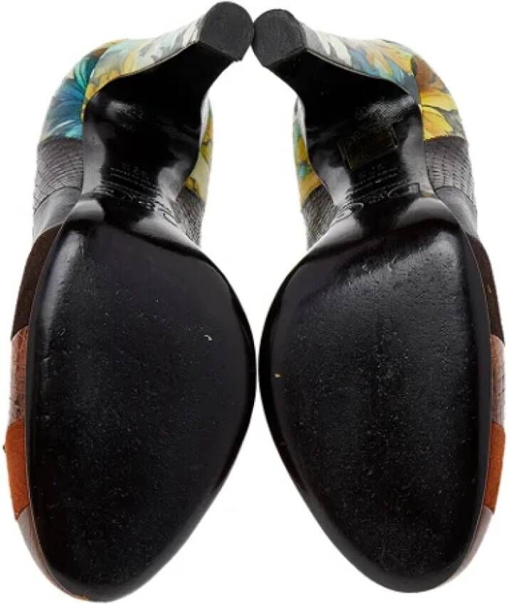 Dolce & Gabbana Pre-owned Leather heels Multicolor Dames