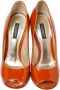 Dolce & Gabbana Pre-owned Leather heels Orange Dames - Thumbnail 2
