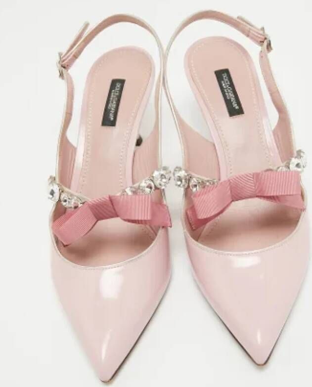 Dolce & Gabbana Pre-owned Leather heels Pink Dames
