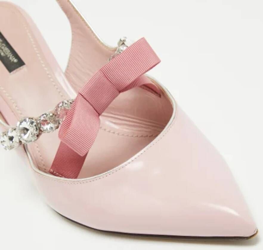 Dolce & Gabbana Pre-owned Leather heels Pink Dames