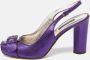 Dolce & Gabbana Pre-owned Leather heels Purple Dames - Thumbnail 2