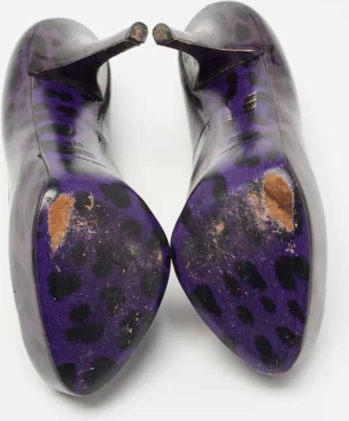 Dolce & Gabbana Pre-owned Leather heels Purple Dames