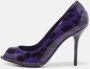 Dolce & Gabbana Pre-owned Leather heels Purple Dames - Thumbnail 2