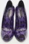 Dolce & Gabbana Pre-owned Leather heels Purple Dames - Thumbnail 3