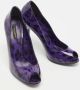 Dolce & Gabbana Pre-owned Leather heels Purple Dames - Thumbnail 4