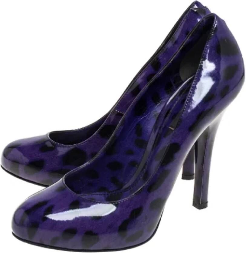 Dolce & Gabbana Pre-owned Leather heels Purple Dames