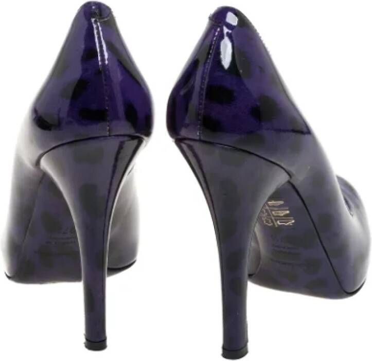 Dolce & Gabbana Pre-owned Leather heels Purple Dames