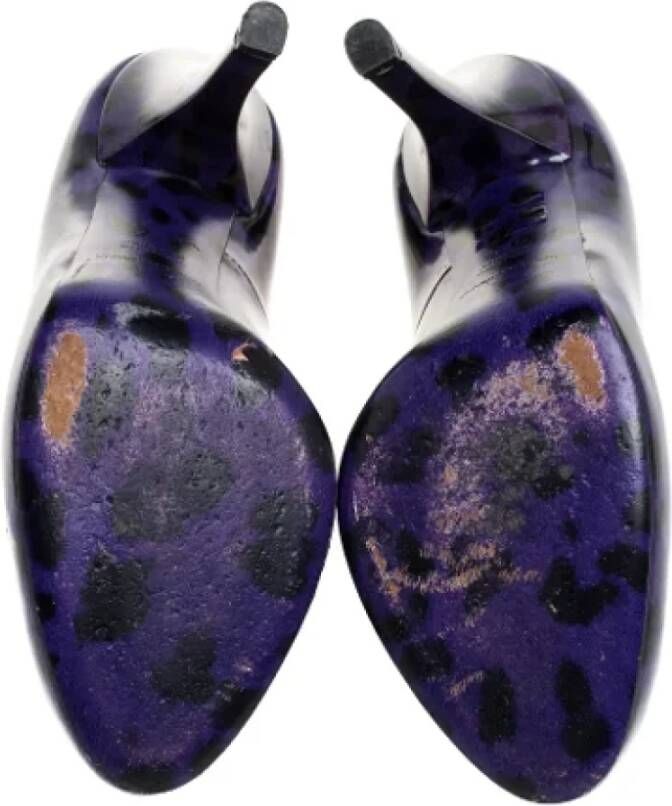 Dolce & Gabbana Pre-owned Leather heels Purple Dames