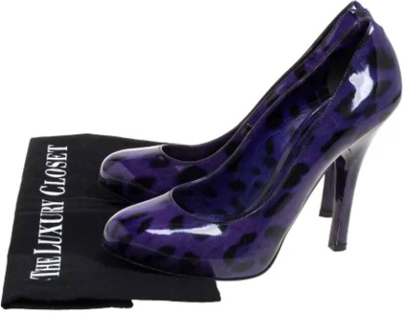 Dolce & Gabbana Pre-owned Leather heels Purple Dames