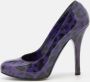 Dolce & Gabbana Pre-owned Leather heels Purple Dames - Thumbnail 2