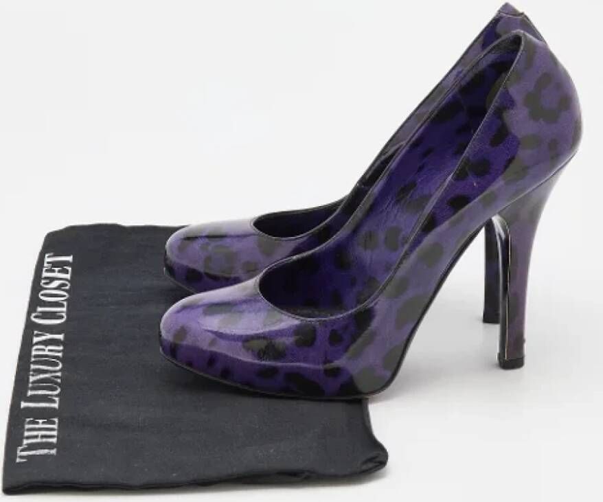 Dolce & Gabbana Pre-owned Leather heels Purple Dames