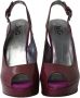 Dolce & Gabbana Pre-owned Leather heels Purple Dames - Thumbnail 2