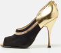 Dolce & Gabbana Pre-owned Leather heels Yellow Dames - Thumbnail 2