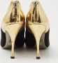 Dolce & Gabbana Pre-owned Leather heels Yellow Dames - Thumbnail 5