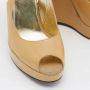 Dolce & Gabbana Pre-owned Leather sandals Beige Dames - Thumbnail 6