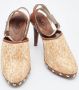 Dolce & Gabbana Pre-owned Leather sandals Beige Dames - Thumbnail 3