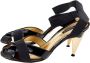 Dolce & Gabbana Pre-owned Leather sandals Black Dames - Thumbnail 3