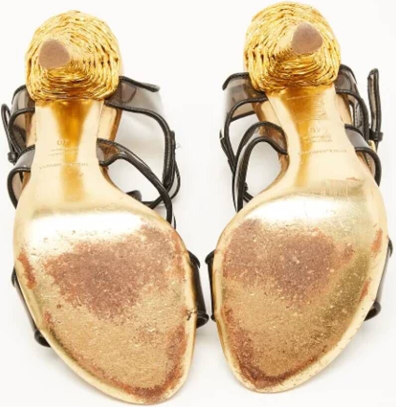 Dolce & Gabbana Pre-owned Leather sandals Black Dames