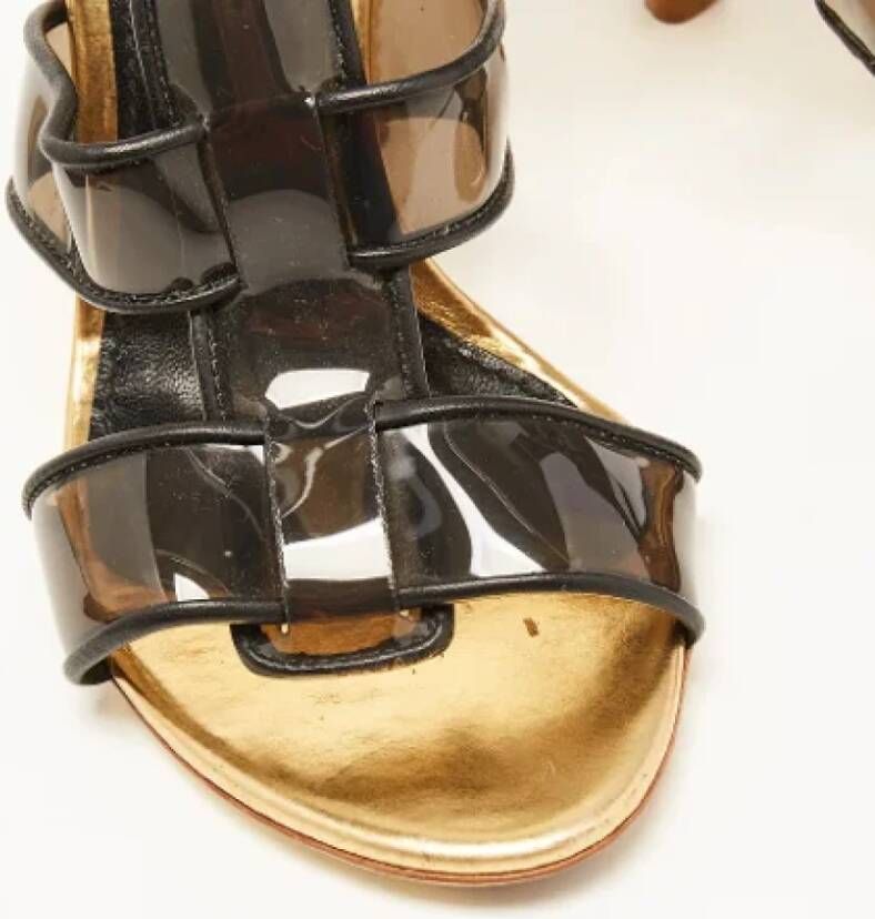 Dolce & Gabbana Pre-owned Leather sandals Black Dames