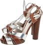 Dolce & Gabbana Pre-owned Leather sandals Brown Dames - Thumbnail 3