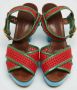 Dolce & Gabbana Pre-owned Leather sandals Green Dames - Thumbnail 2