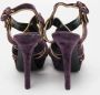 Dolce & Gabbana Pre-owned Leather sandals Purple Dames - Thumbnail 5