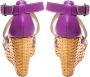 Dolce & Gabbana Pre-owned Leather sandals Purple Dames - Thumbnail 4
