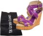 Dolce & Gabbana Pre-owned Leather sandals Purple Dames - Thumbnail 7