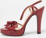 Dolce & Gabbana Pre-owned Leather sandals Red Dames - Thumbnail 2
