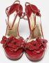 Dolce & Gabbana Pre-owned Leather sandals Red Dames - Thumbnail 3