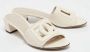 Dolce & Gabbana Pre-owned Leather sandals White Dames - Thumbnail 3
